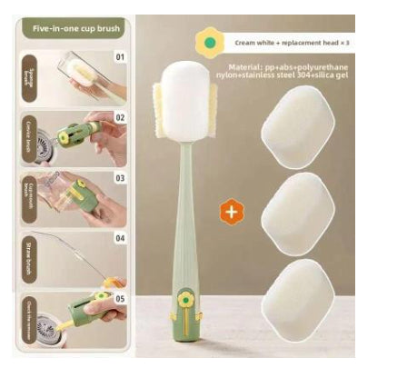 Multi-Purpose Five-in-One Cup Washing Device