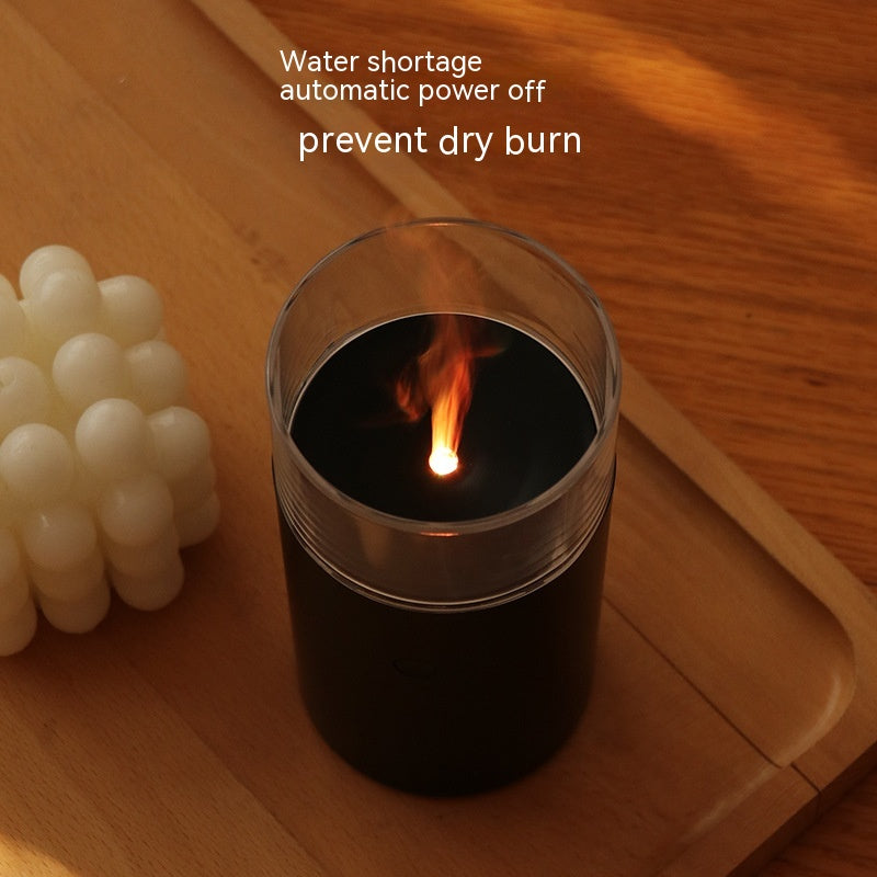 Candlelight Colorful Flame Humidifier