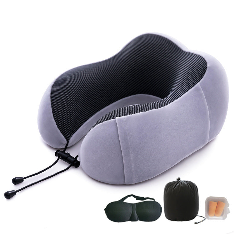 Memory Foam U-Shaped Travel Pillow